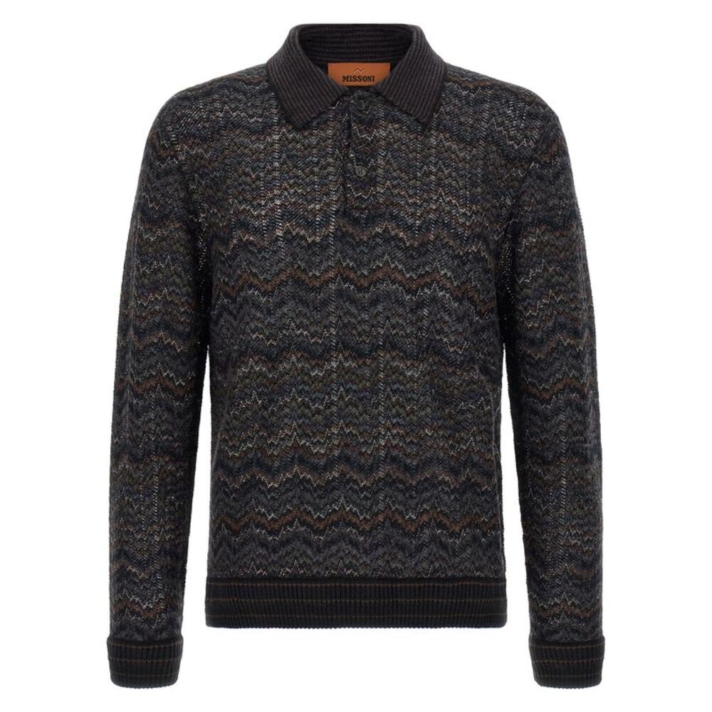 Missoni Men's Knitted Polo Shirt